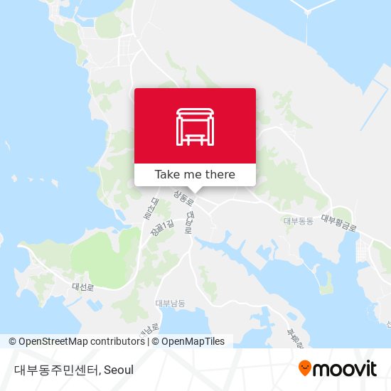 대부동주민센터 map