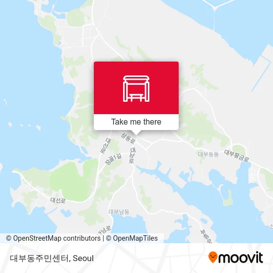 대부동주민센터 map
