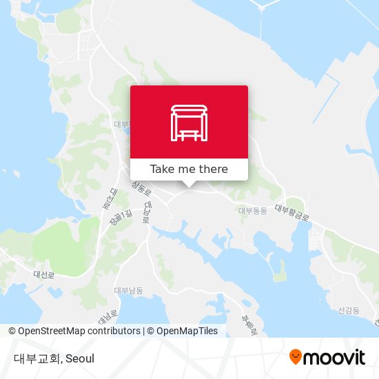 대부교회 map