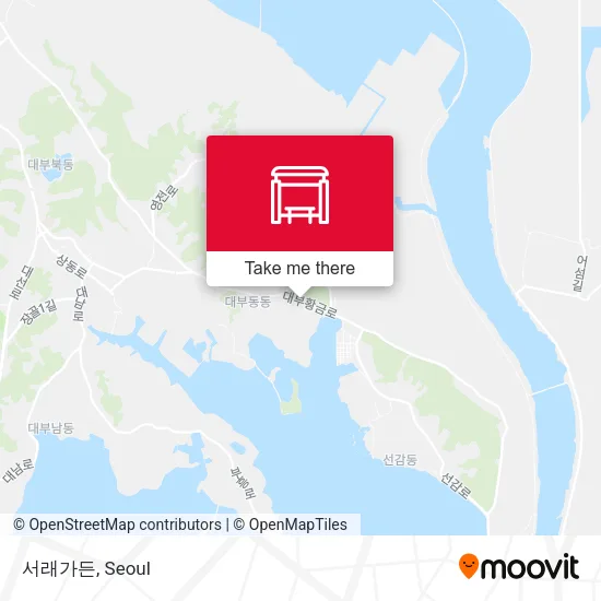 서래가든 map