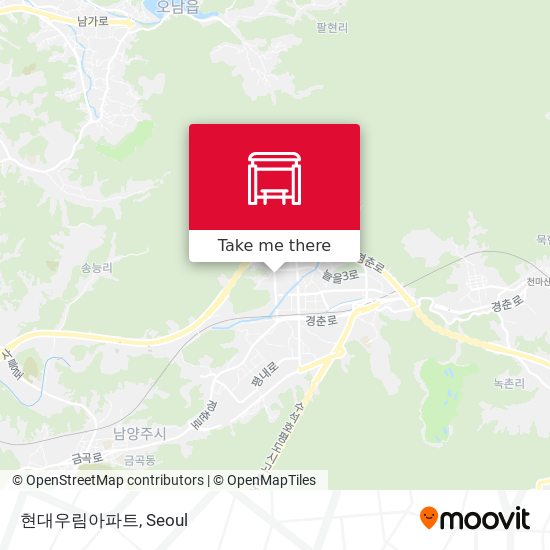 현대우림아파트 map