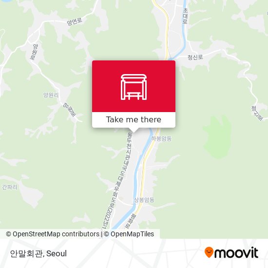 안말회관 map