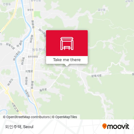 외인주택 map