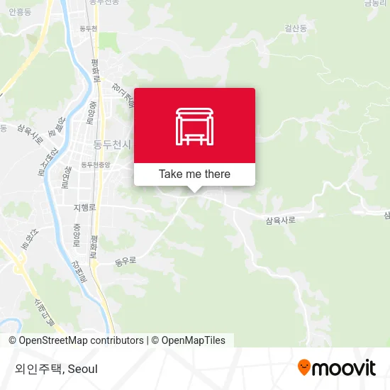 외인주택 map