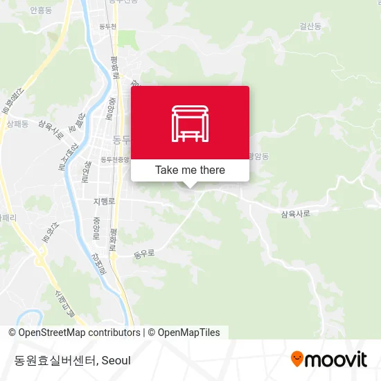 동원효실버센터 map