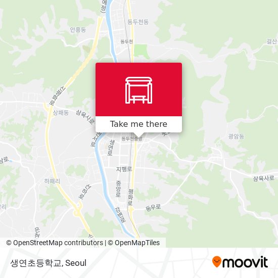 생연초등학교 map