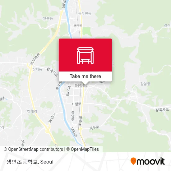 생연초등학교 map