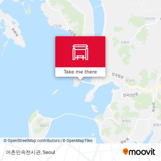 어촌민속전시관 map