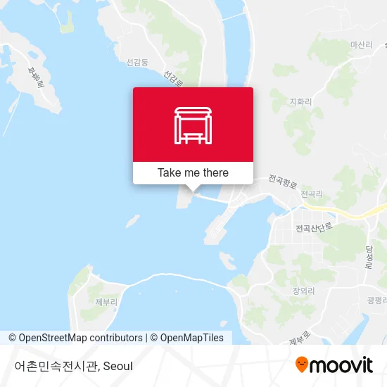 어촌민속전시관 map