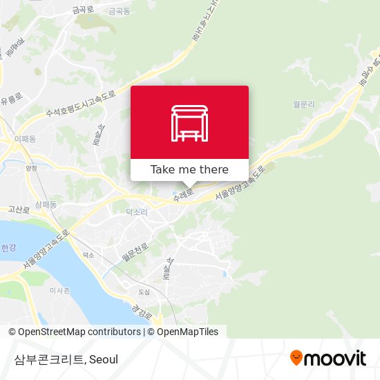 삼부콘크리트 map