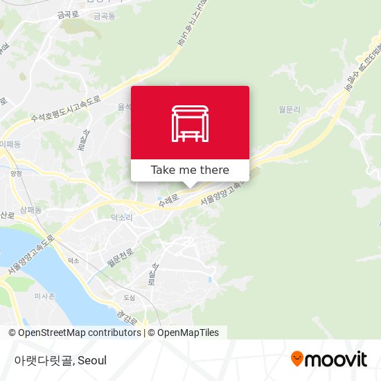 아랫다릿골 map
