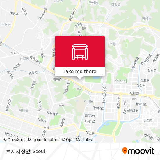 초지시장앞 map