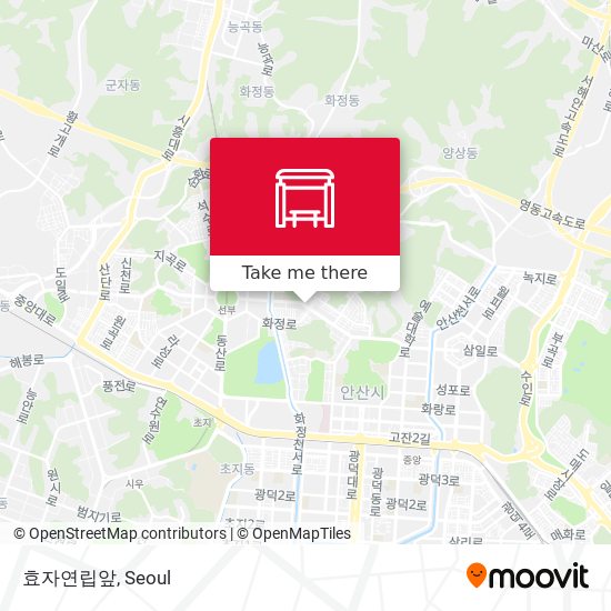 효자연립앞 map