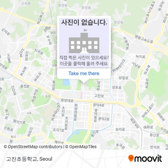 고잔초등학교 map