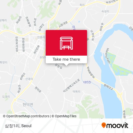 삼정1리 map