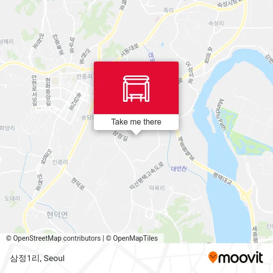 삼정1리 map