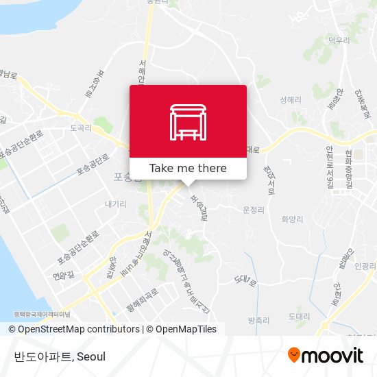 반도아파트 map