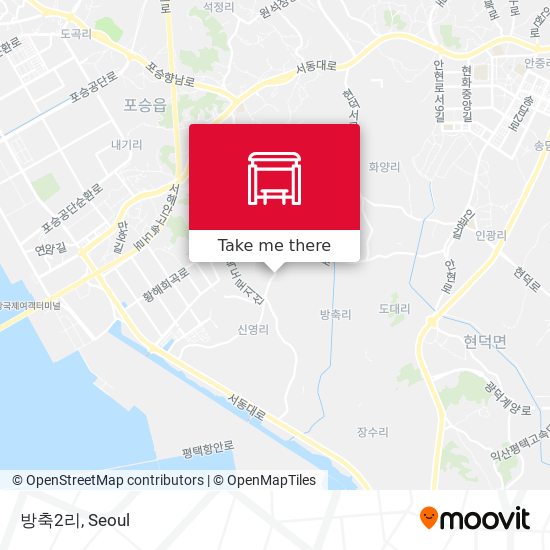 방축2리 map