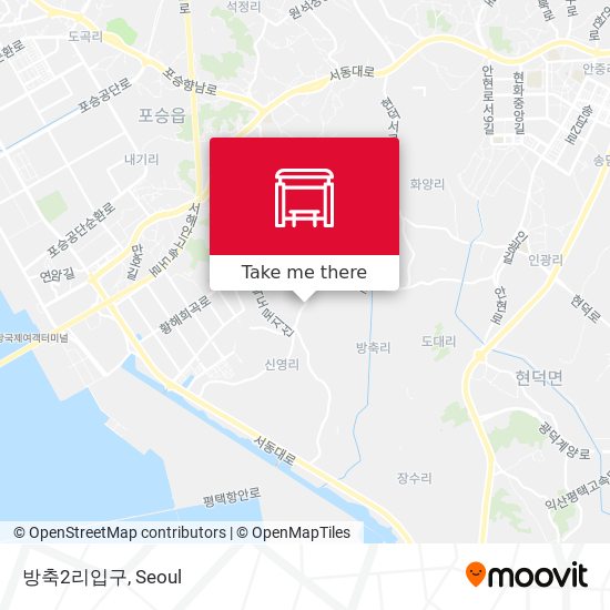 방축2리입구 map