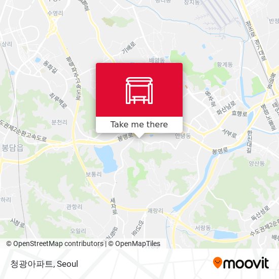 청광아파트 map