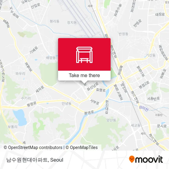 남수원현대아파트 map
