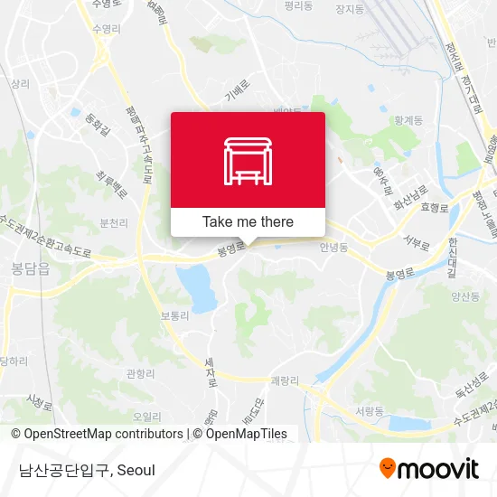 남산공단입구 map