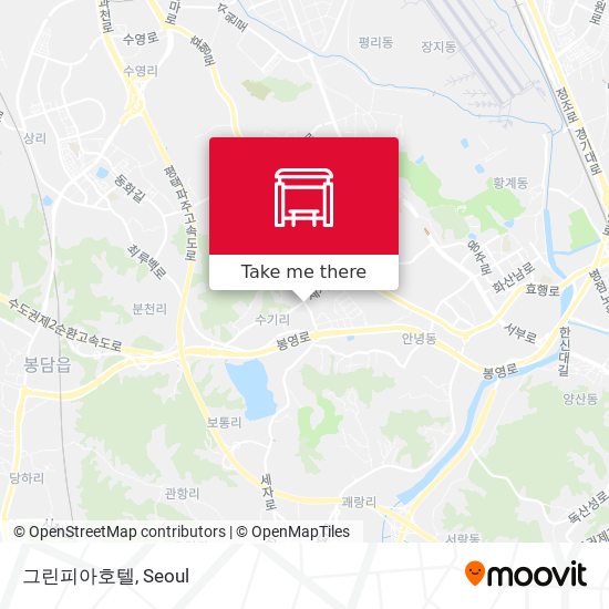 그린피아호텔 map