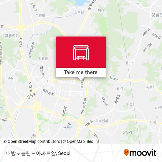 대방노블랜드아파트앞 map