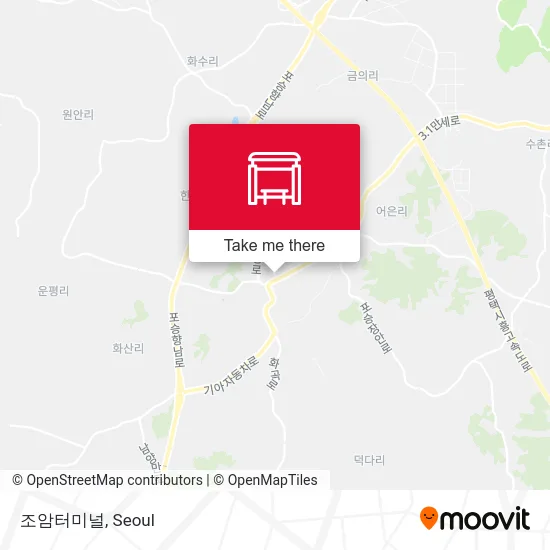 조암터미널 map