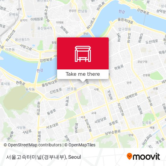서울고속터미널(경부내부) map