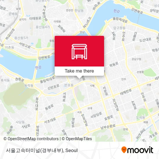 서울고속터미널(경부내부) map