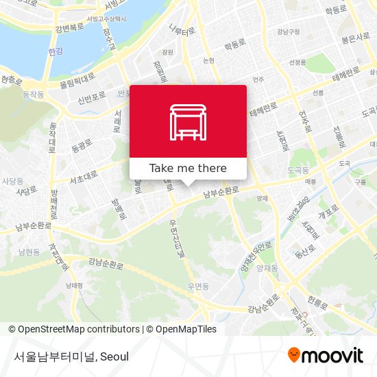 서울남부터미널 map