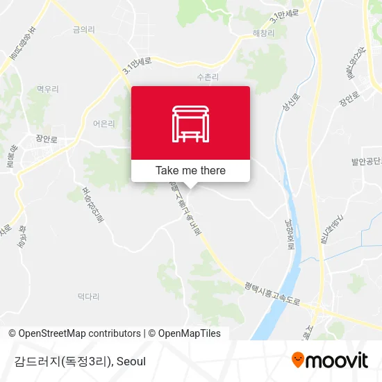 감드러지(독정3리) map