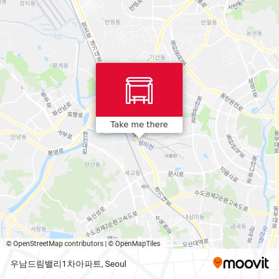 우남드림밸리1차아파트 map