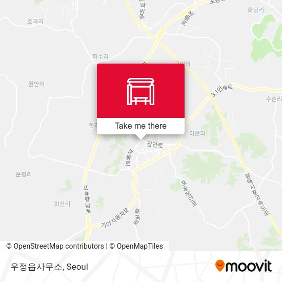 우정읍사무소 map