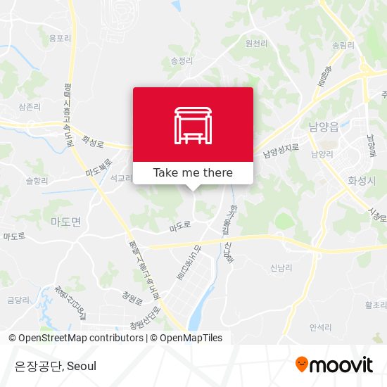 은장공단 map