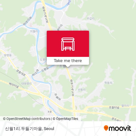 신월1리.두들기마을 map