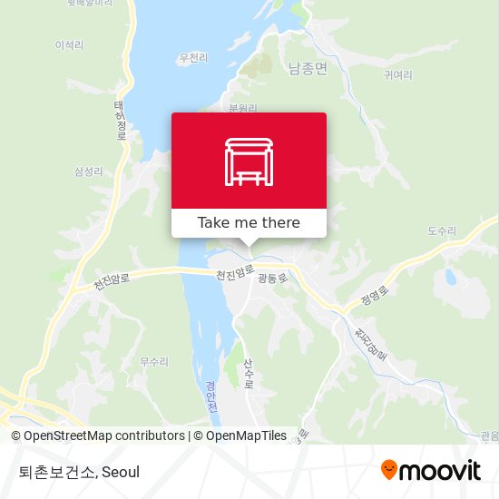 퇴촌보건소 map