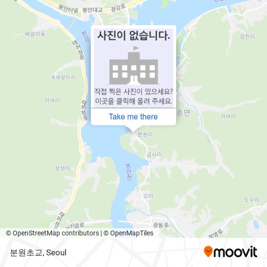 분원초교 map