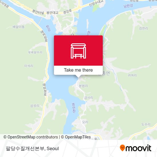 팔당수질개선본부 map