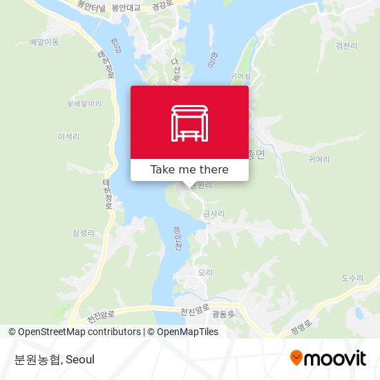 분원농협 map