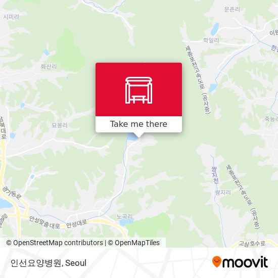 인선요양병원 map