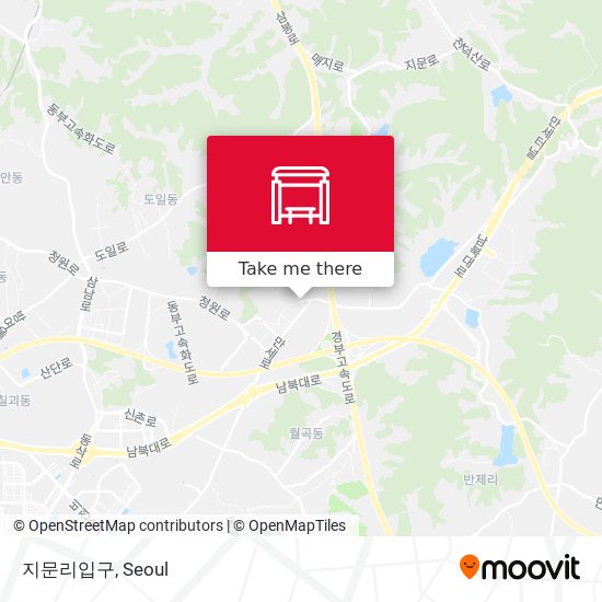 지문리입구 map