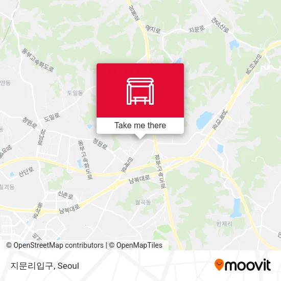 지문리입구 map