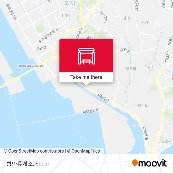 항만휴게소 map