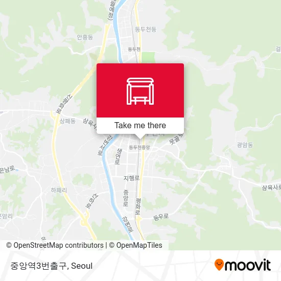 중앙역3번출구 map