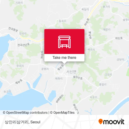 상안리삼거리 map