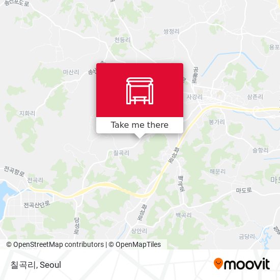 칠곡리 map