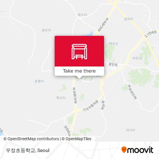 우정초등학교 map