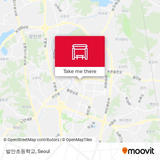 발안초등학교 map